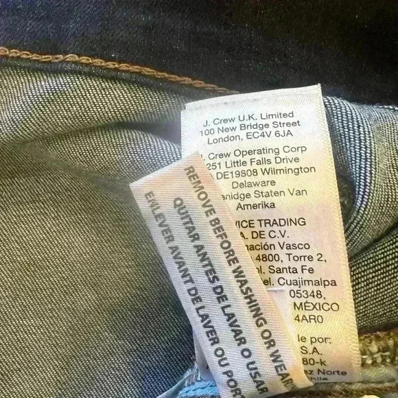 J. Crew ladies high rise toothpick Jean. Size 30. Excellent condition. - Picture 11 of 13